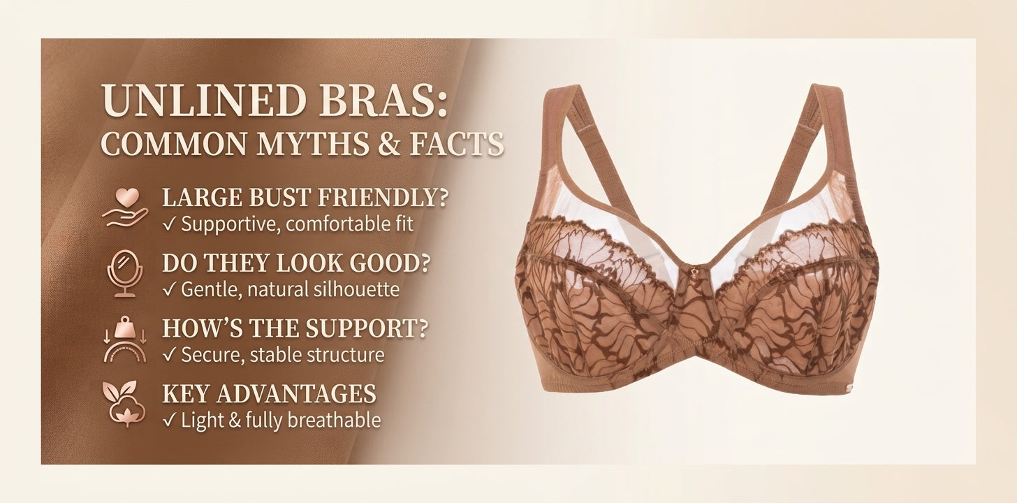 Common Myths About Unlined Bras
