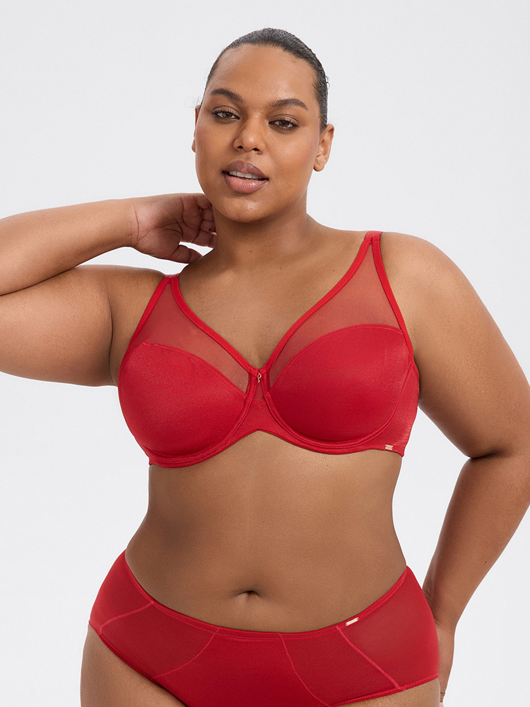 GLOW Shimmer Underwire Bra & Brief Set