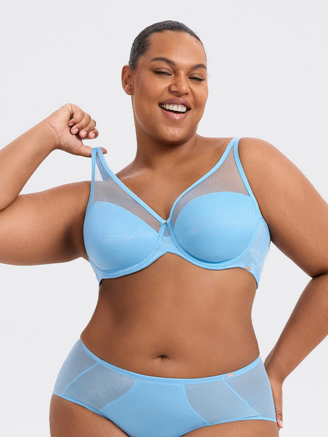 GLOW Shimmer Underwire Bra & Brief Set