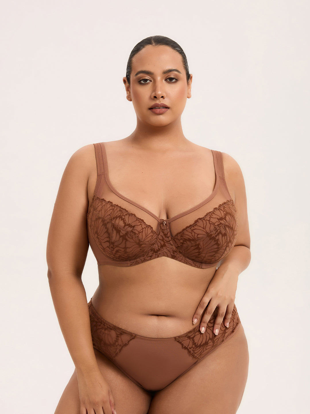 SHADOW Velvet Underwire Bra & Brief Set