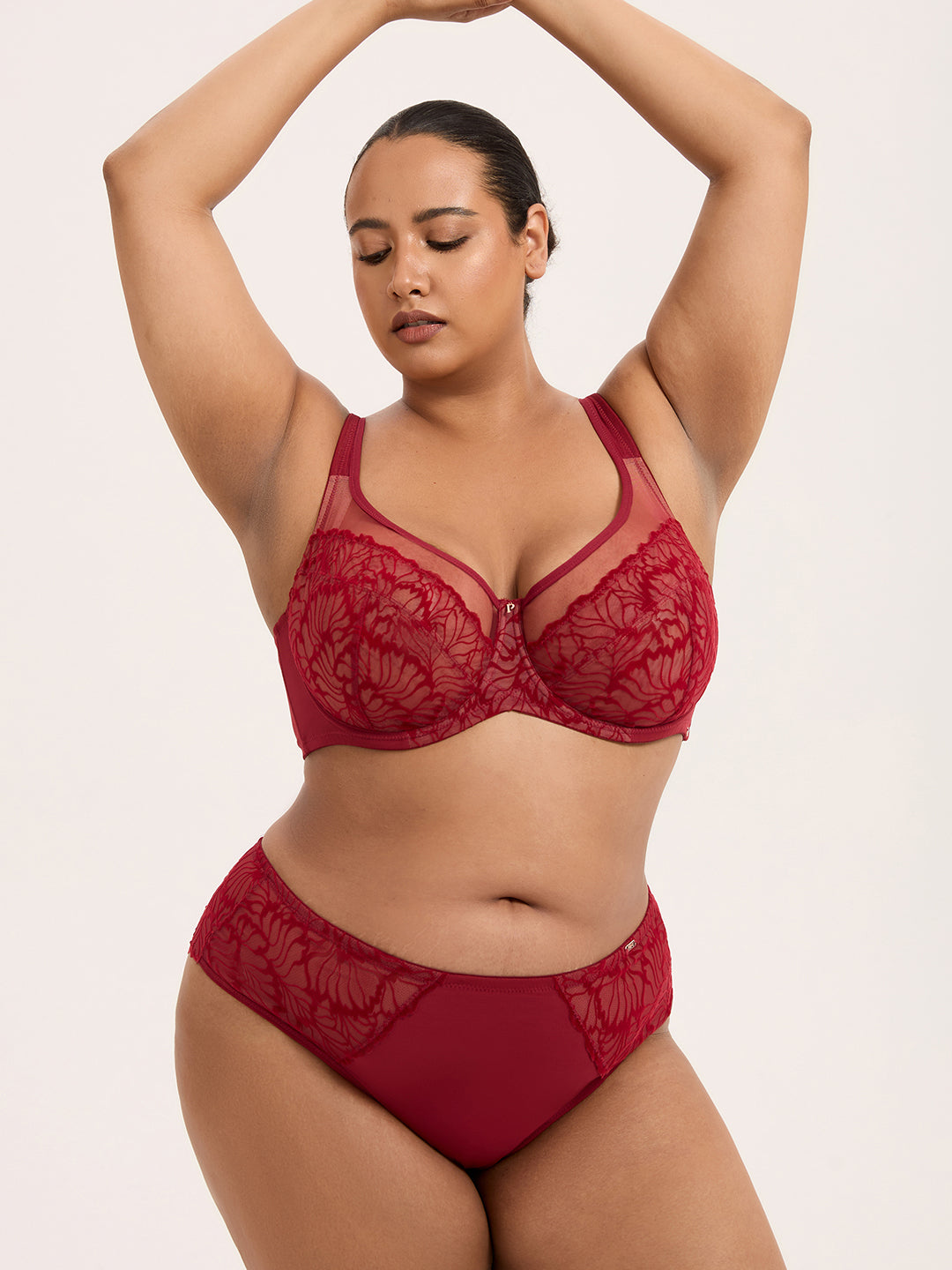SHADOW Velvet Underwire Bra & Brief Set