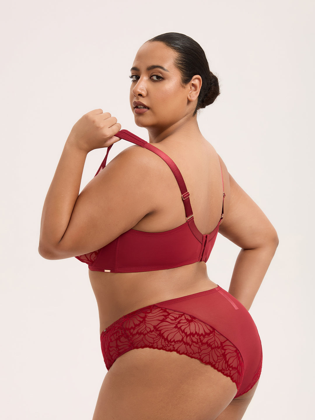 SHADOW Velvet Underwire Bra & Brief Set